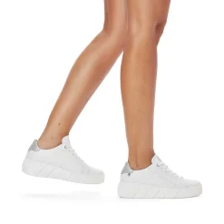 Discount Women'S Sneaker Low Crystal White Ladies Sneakers