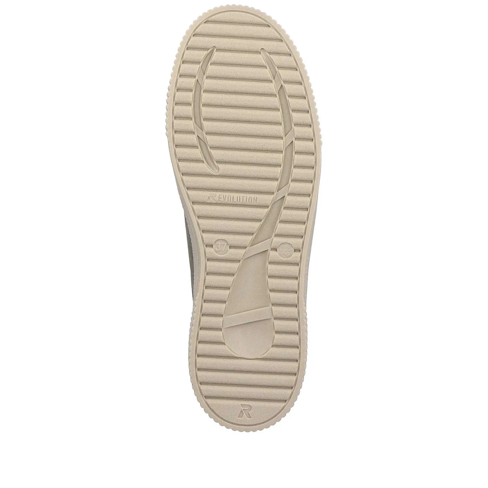 Outlet Women'S Sneaker Low Khaki-Green Cream-Beige Ladies Sneakers