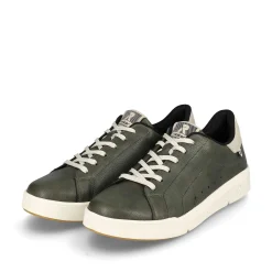 Online Women'S Sneaker Low Khaki Grey Ladies Sneakers