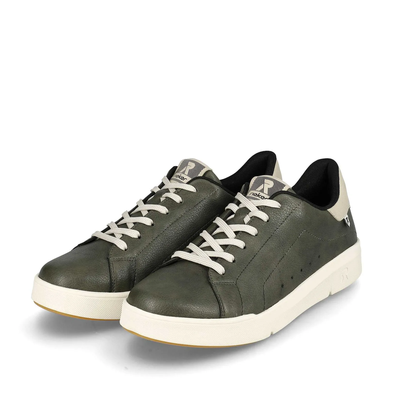 Online Women'S Sneaker Low Khaki Grey Ladies Sneakers