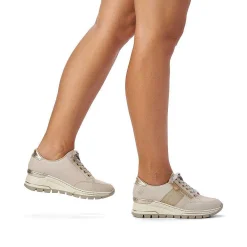 Sale Women'S Sneaker Low Beige Ladies Sneakers