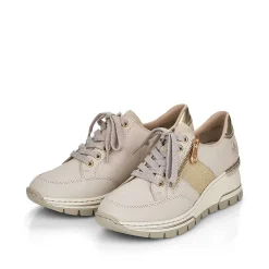 Sale Women'S Sneaker Low Beige Ladies Sneakers