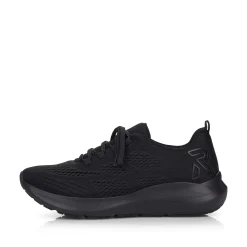 Clearance Women'S Sneaker Low Deep Black Ladies Sneakers
