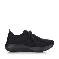 Clearance Women'S Sneaker Low Deep Black Ladies Sneakers