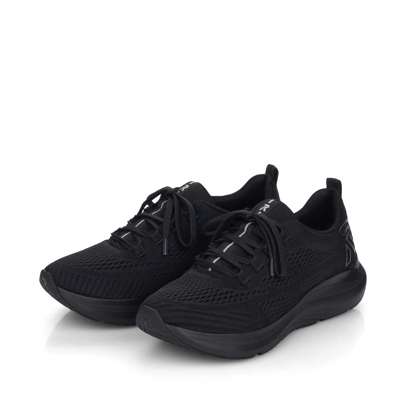 Clearance Women'S Sneaker Low Deep Black Ladies Sneakers