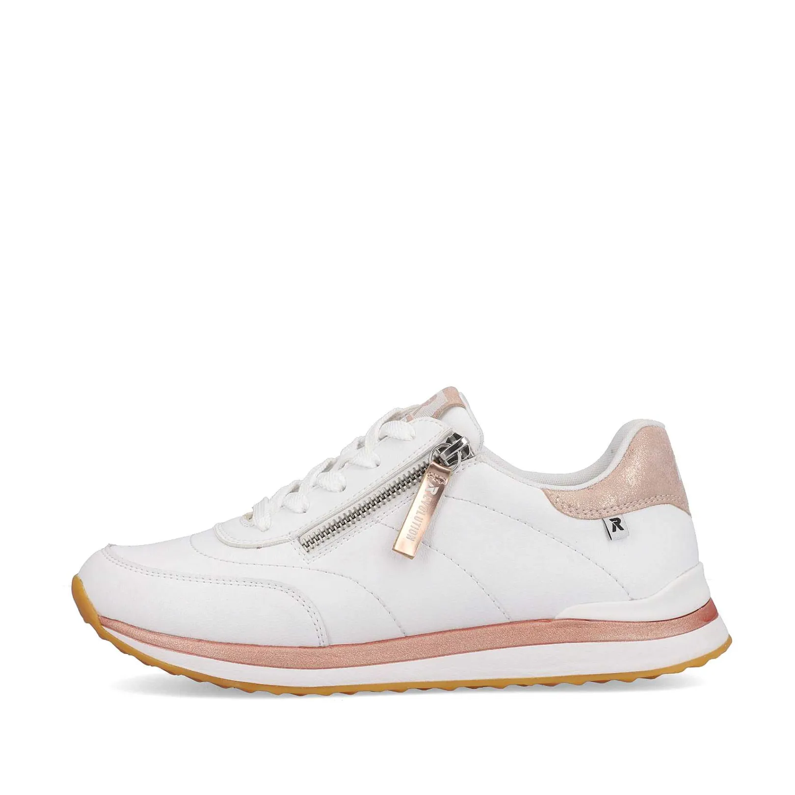 Women'S Sneaker Low Swan-White Rose Ladies Sneakers