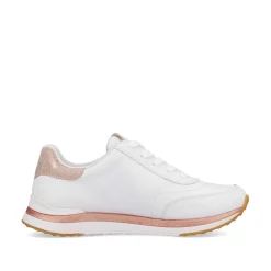 Women'S Sneaker Low Swan-White Rose Ladies Sneakers