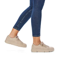 Best Women'S Sneaker Low Cream Beige Ladies Sneakers