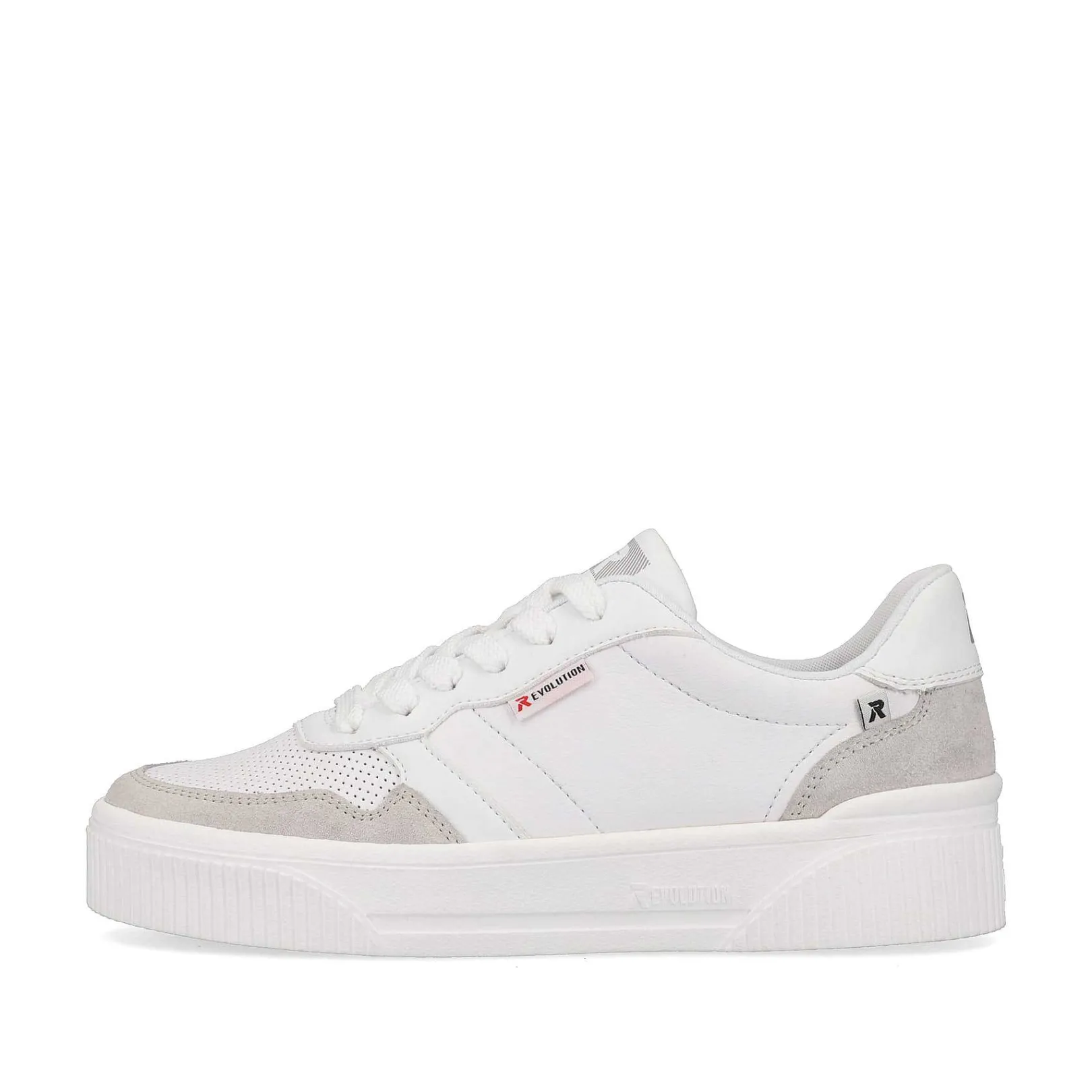 Best Women'S Sneaker Low Swan-White Stone-Grey Ladies Sneakers