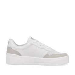 Best Women'S Sneaker Low Swan-White Stone-Grey Ladies Sneakers