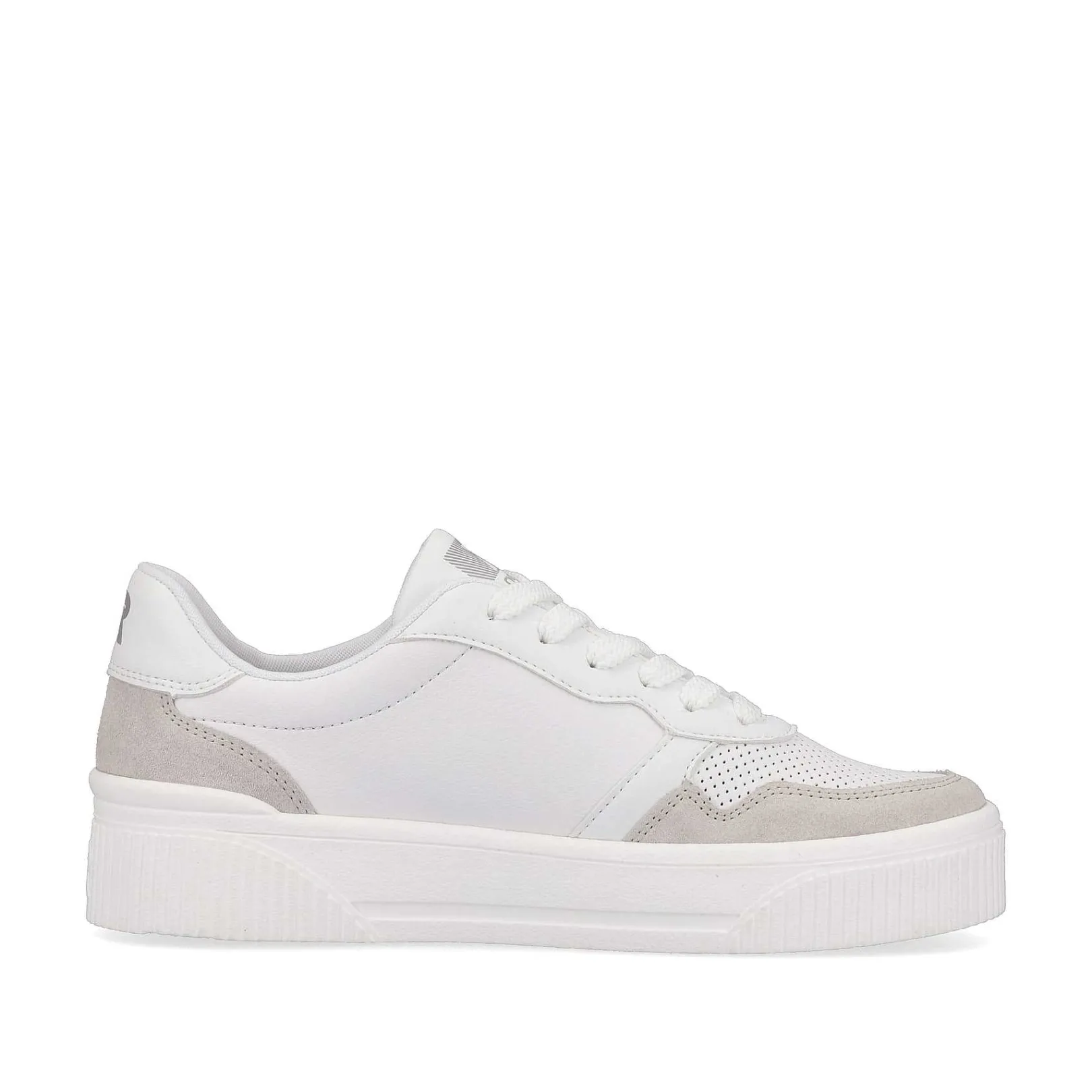 Best Women'S Sneaker Low Swan-White Stone-Grey Ladies Sneakers