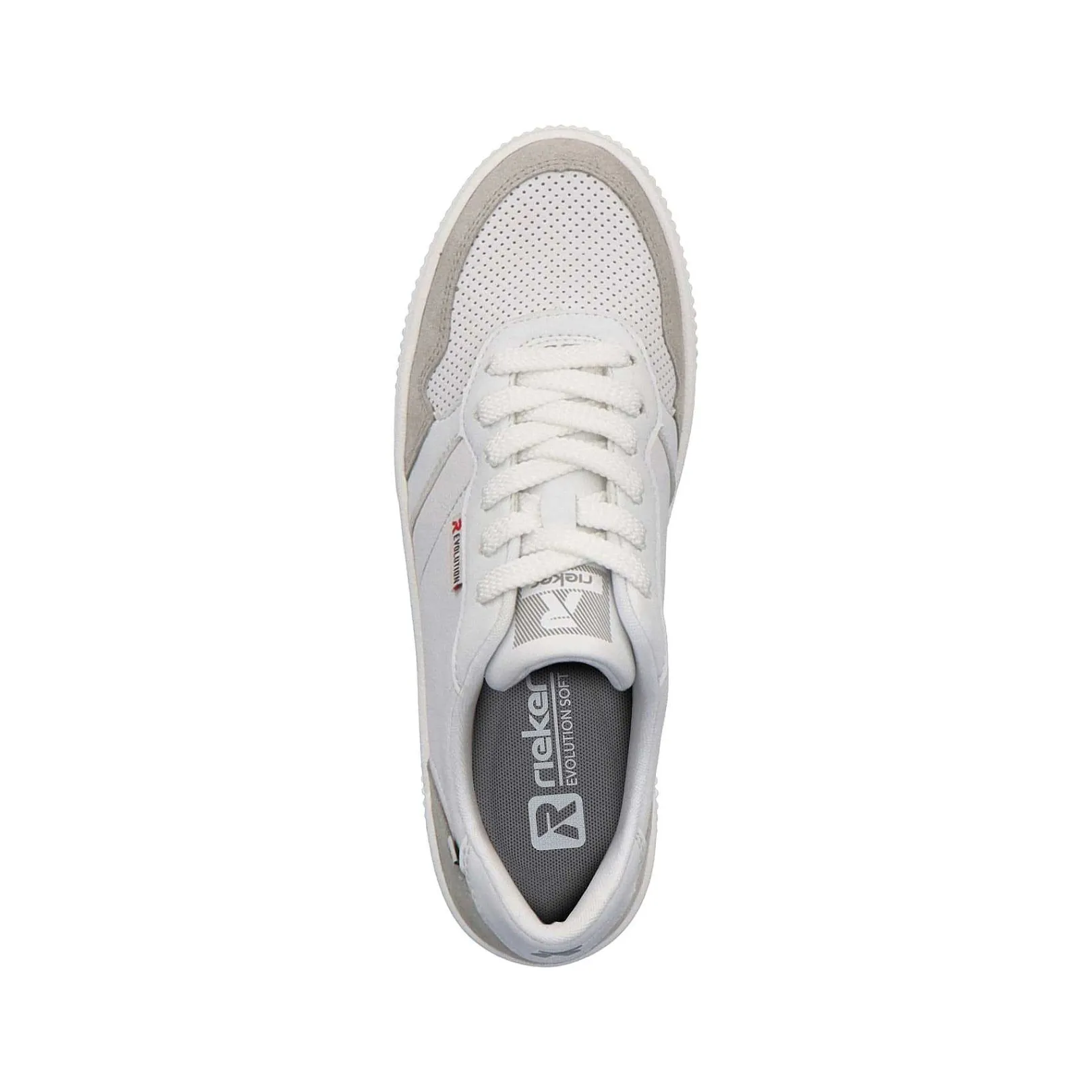 Best Women'S Sneaker Low Swan-White Stone-Grey Ladies Sneakers