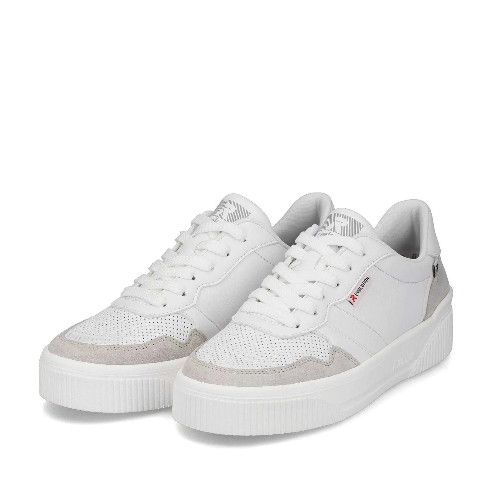 Best Women'S Sneaker Low Swan-White Stone-Grey Ladies Sneakers