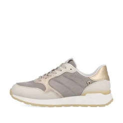 Outlet Women'S Sneaker Low Clay-Beige Rock-Grey Ladies Sneakers