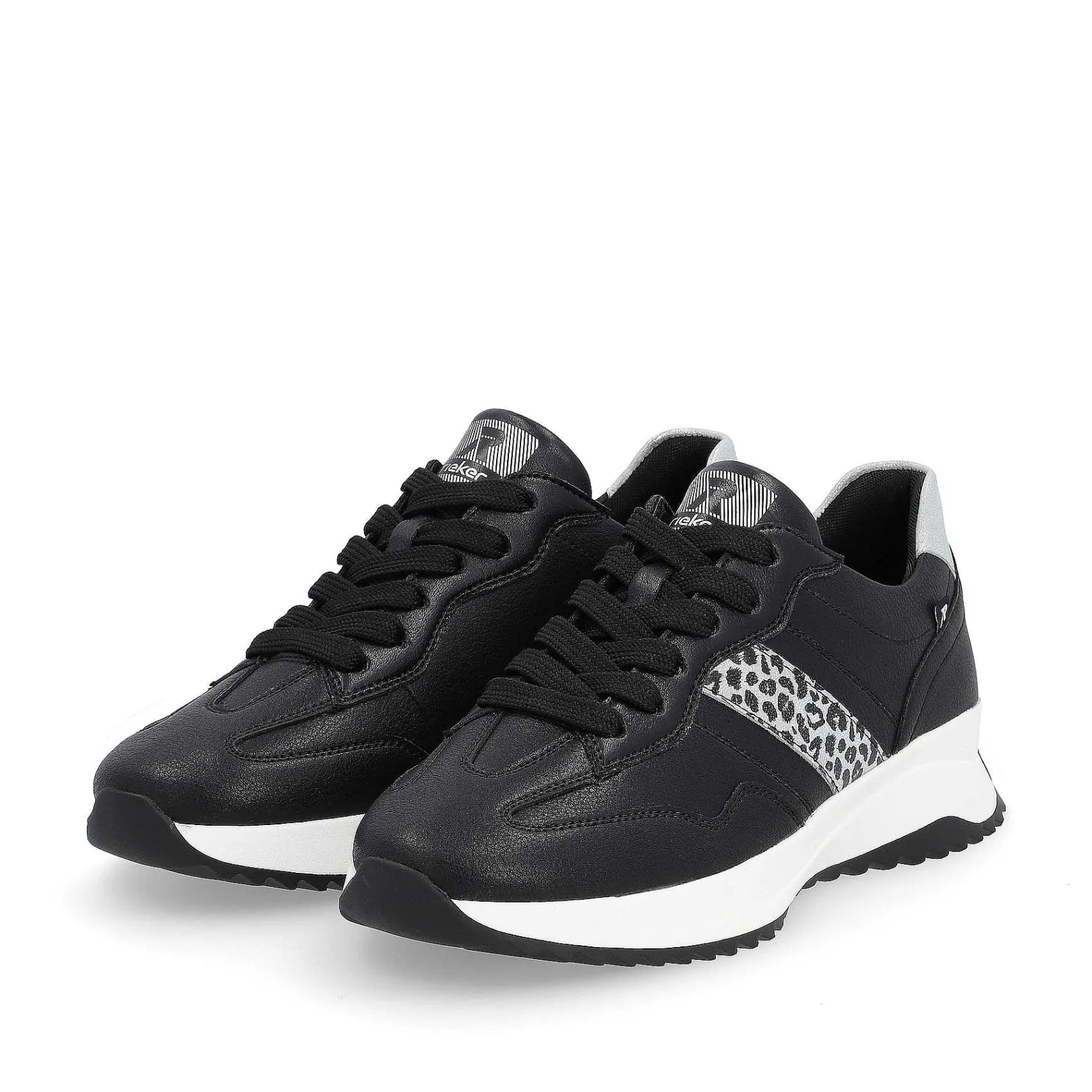 Discount Women'S Sneaker Low Urban Black Ladies Sneakers