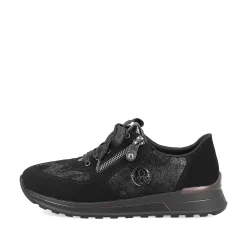 Clearance Women'S Sneaker Low Night Black Ladies Sneakers