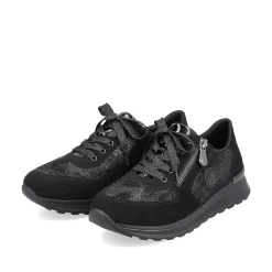 Clearance Women'S Sneaker Low Night Black Ladies Sneakers