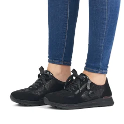 Clearance Women'S Sneaker Low Night Black Ladies Sneakers