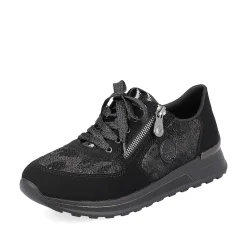 Clearance Women'S Sneaker Low Night Black Ladies Sneakers
