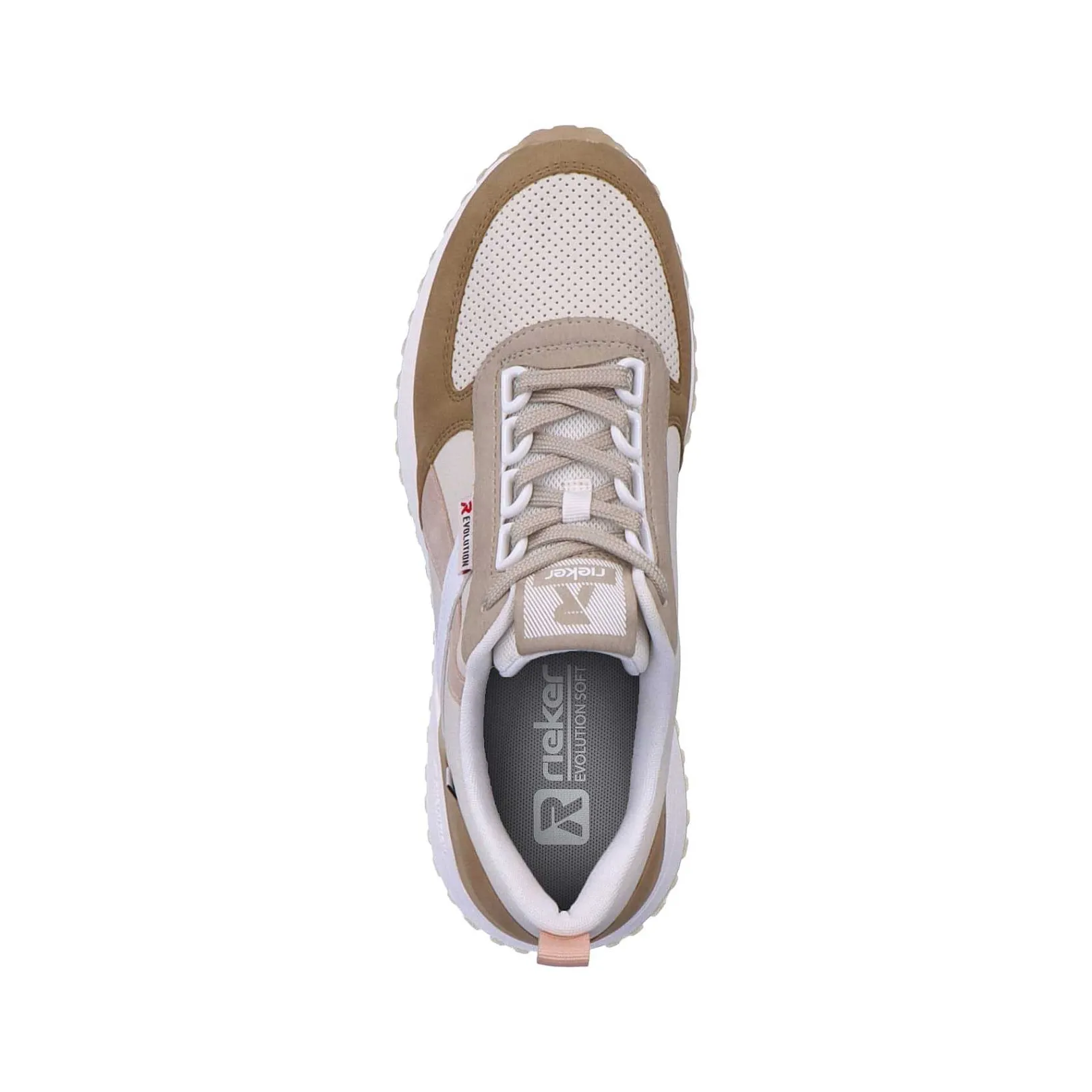 Online Women'S Sneaker Low Clay-Beige Cinnamon White Ladies Sneakers