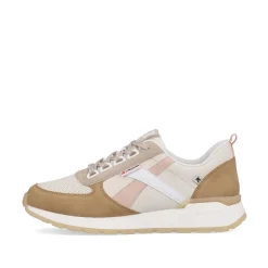 Online Women'S Sneaker Low Clay-Beige Cinnamon White Ladies Sneakers