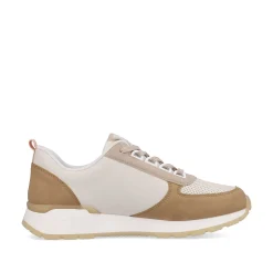 Online Women'S Sneaker Low Clay-Beige Cinnamon White Ladies Sneakers