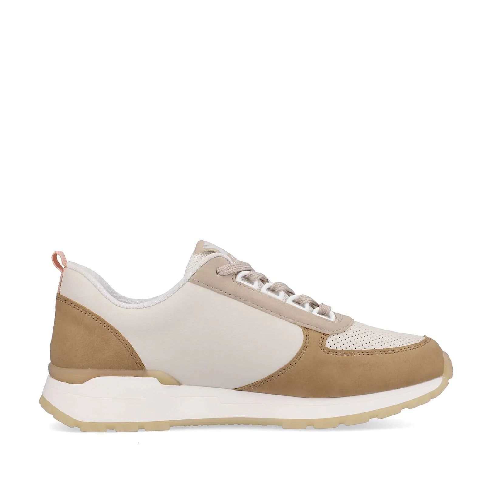 Online Women'S Sneaker Low Clay-Beige Cinnamon White Ladies Sneakers