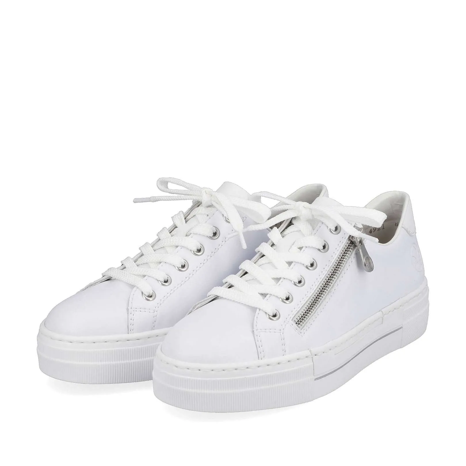 Online Women'S Sneaker Low Pure White Ladies Sneakers