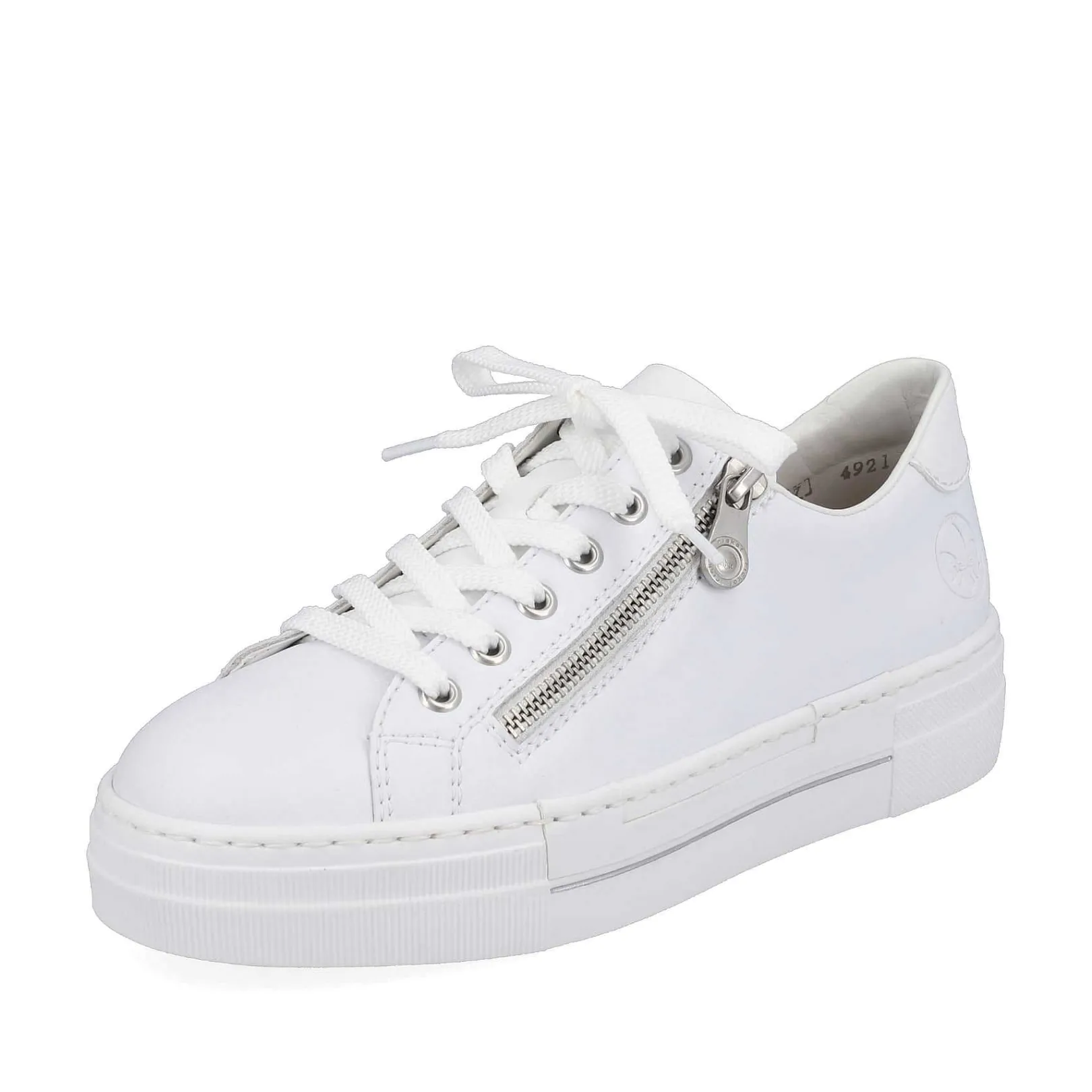 Online Women'S Sneaker Low Pure White Ladies Sneakers