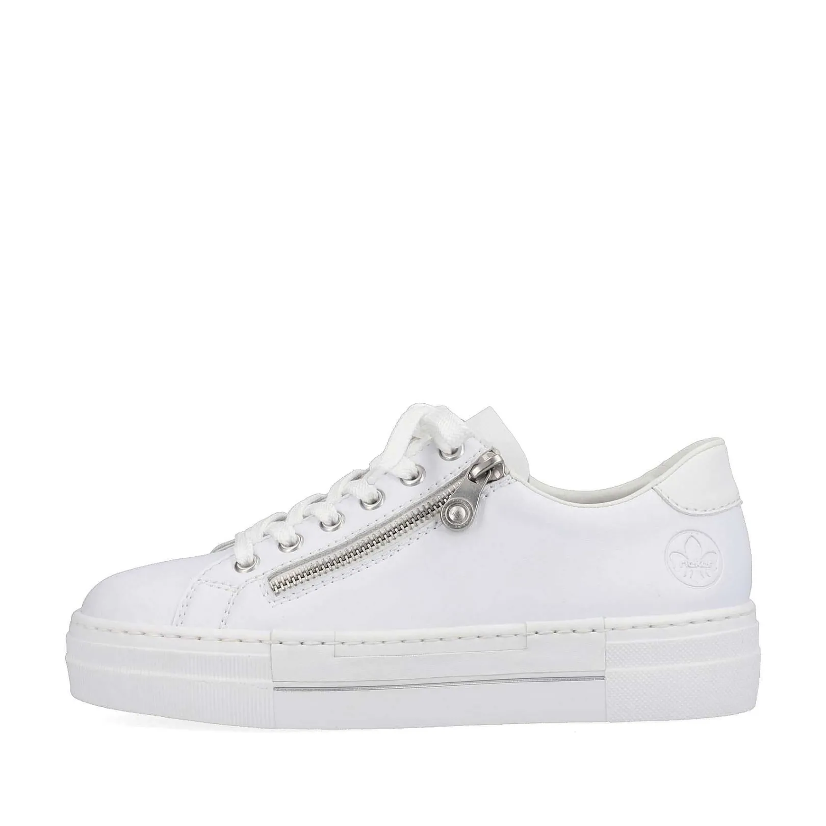 Online Women'S Sneaker Low Pure White Ladies Sneakers