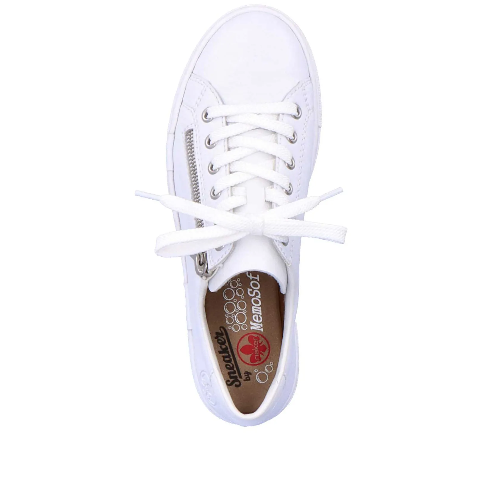 Online Women'S Sneaker Low Pure White Ladies Sneakers