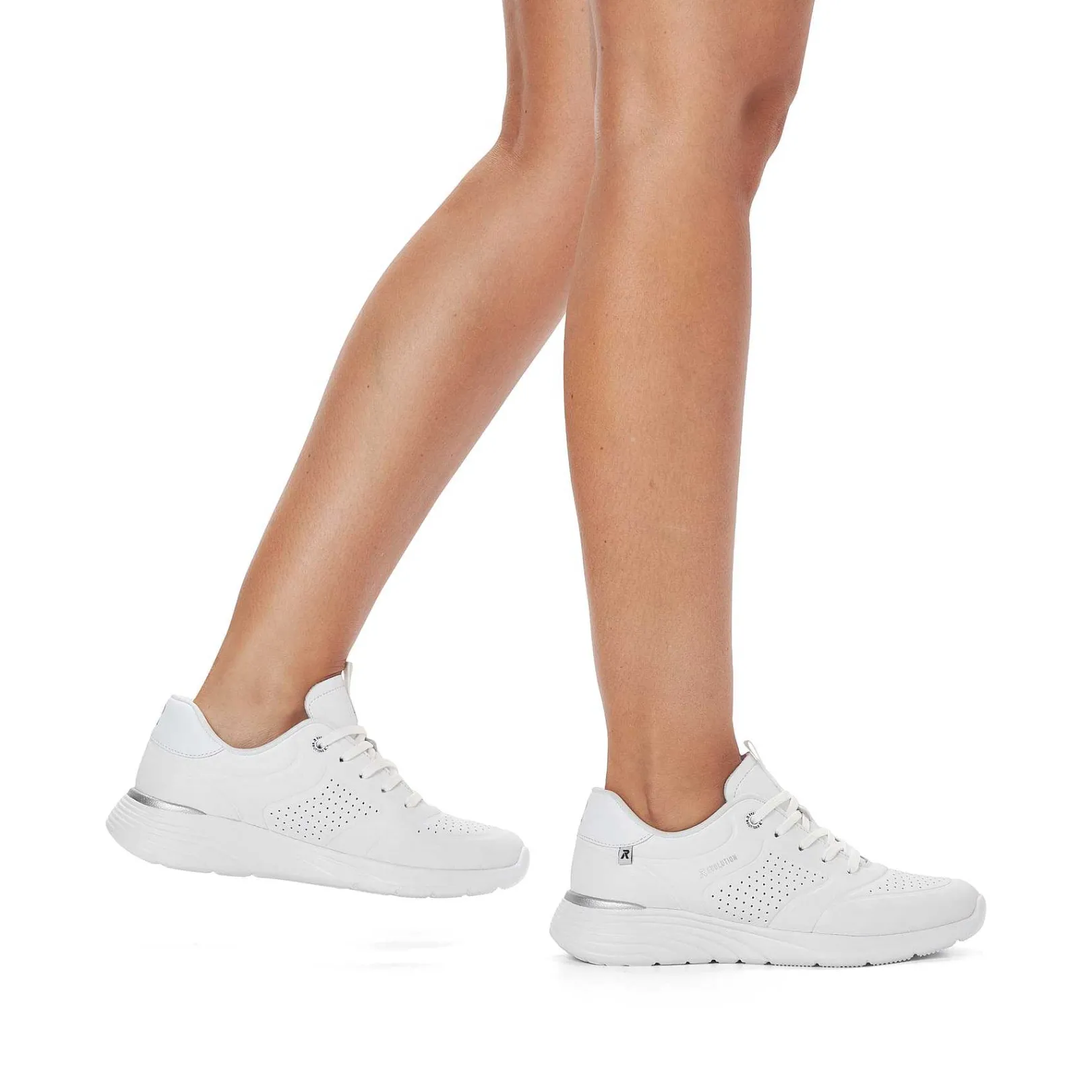 New Women'S Sneaker Low Crystal White Ladies Sneakers