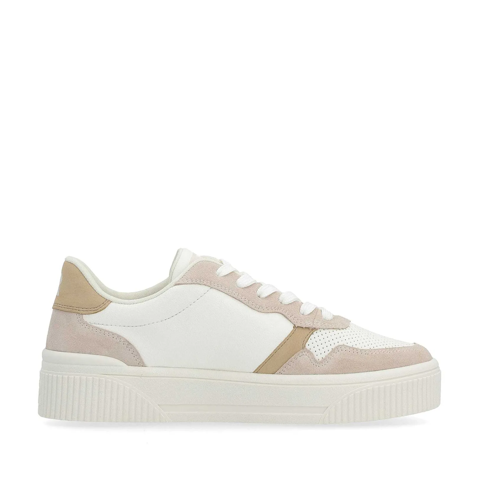 Hot Women'S Sneaker Low Crystal-White Sand-Beige Ladies Sneakers