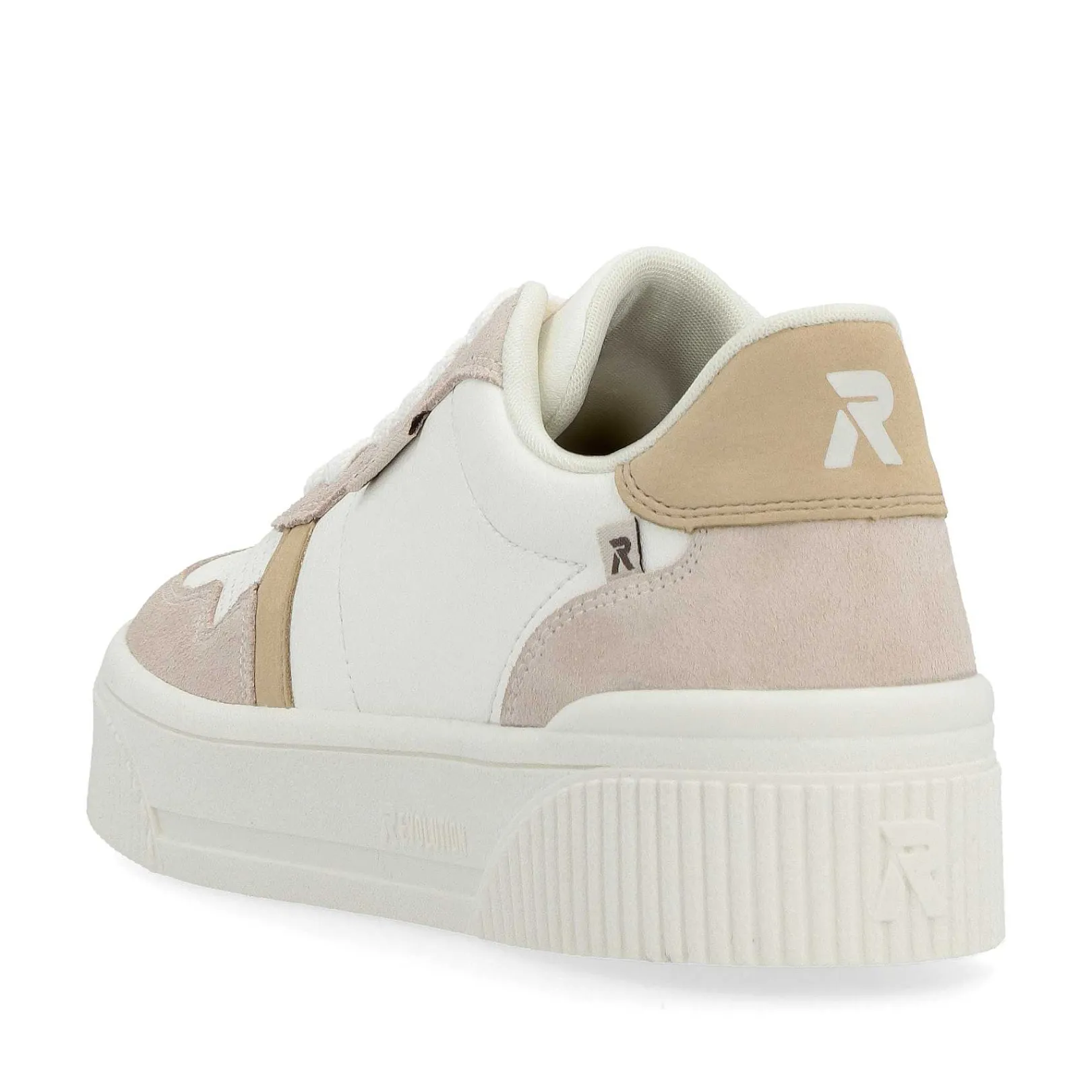 Hot Women'S Sneaker Low Crystal-White Sand-Beige Ladies Sneakers