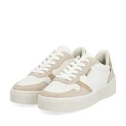 Hot Women'S Sneaker Low Crystal-White Sand-Beige Ladies Sneakers