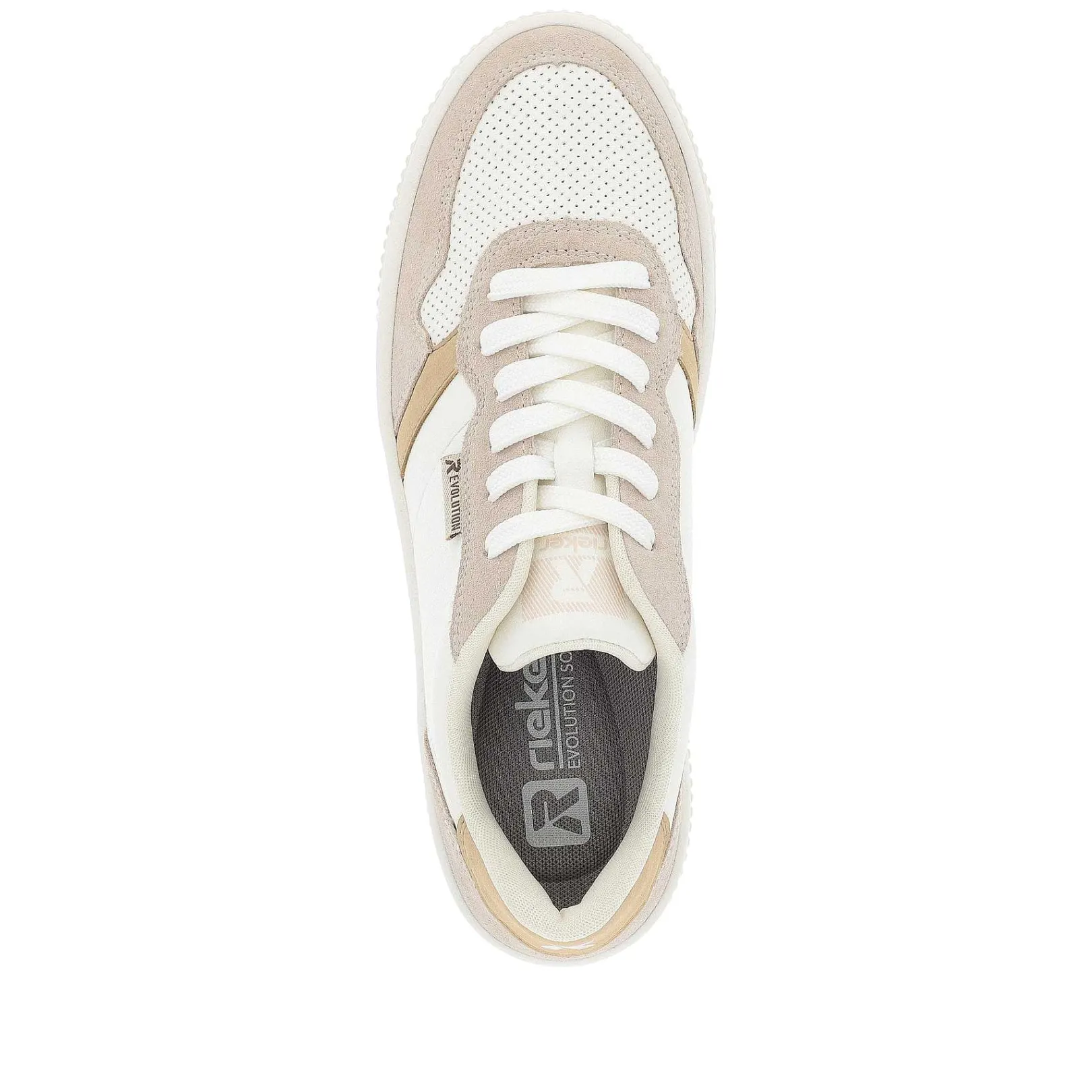 Hot Women'S Sneaker Low Crystal-White Sand-Beige Ladies Sneakers