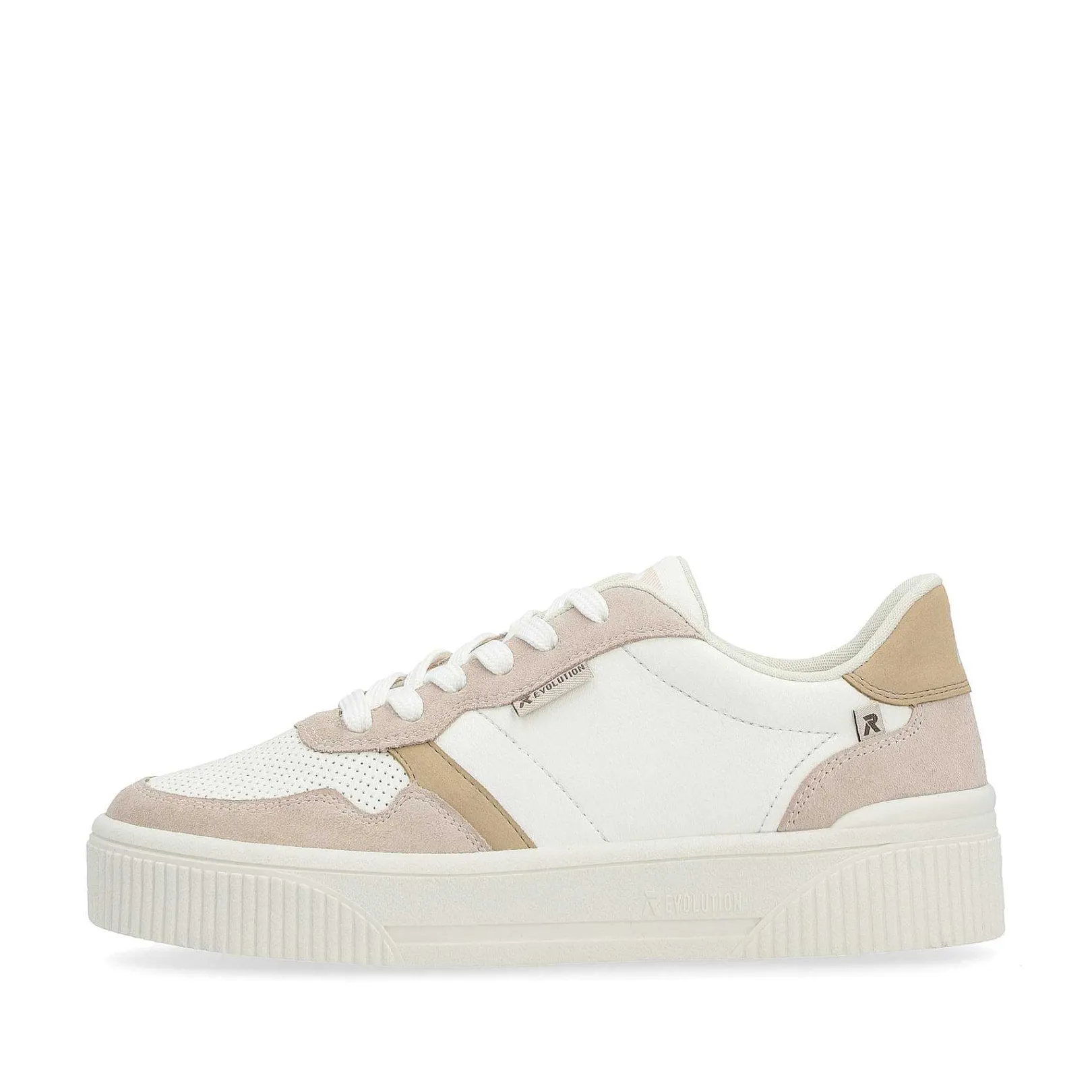 Hot Women'S Sneaker Low Crystal-White Sand-Beige Ladies Sneakers