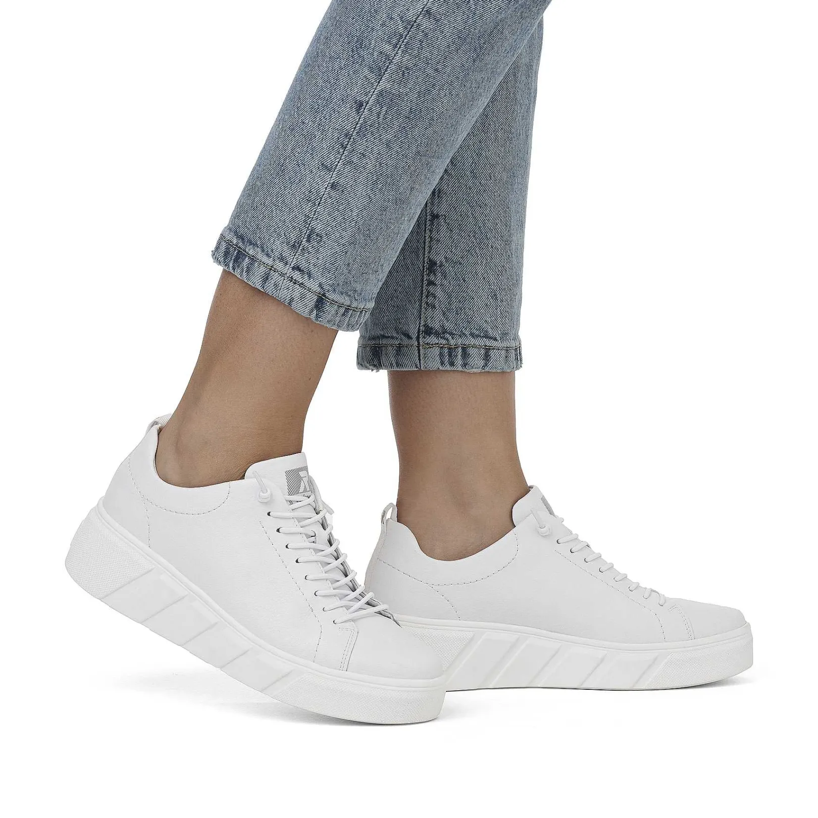 Clearance Women'S Sneaker Low Crystal White Ladies Sneakers