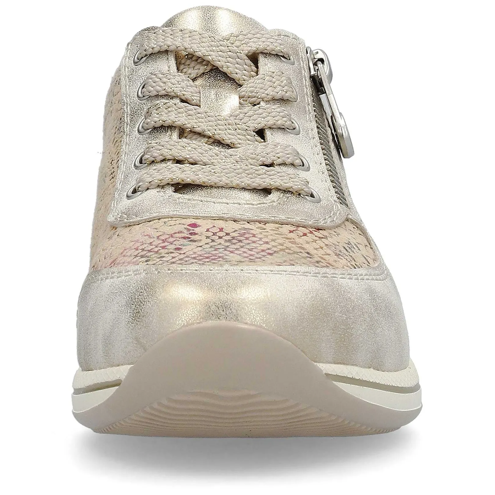 Clearance Women'S Sneaker Low Beige Multi-Metallic Ladies Sneakers