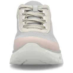 Outlet Women'S Sneaker Low Light Beige-Pastel Blue-Pink Ladies Colorful Styles