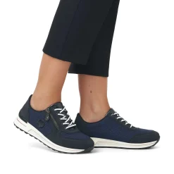 Online Women'S Sneaker Low Navy Blue Ladies Sneakers