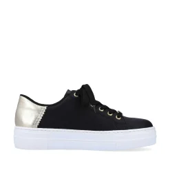 Hot Women'S Sneaker Low Graphite Black Ladies Sneakers