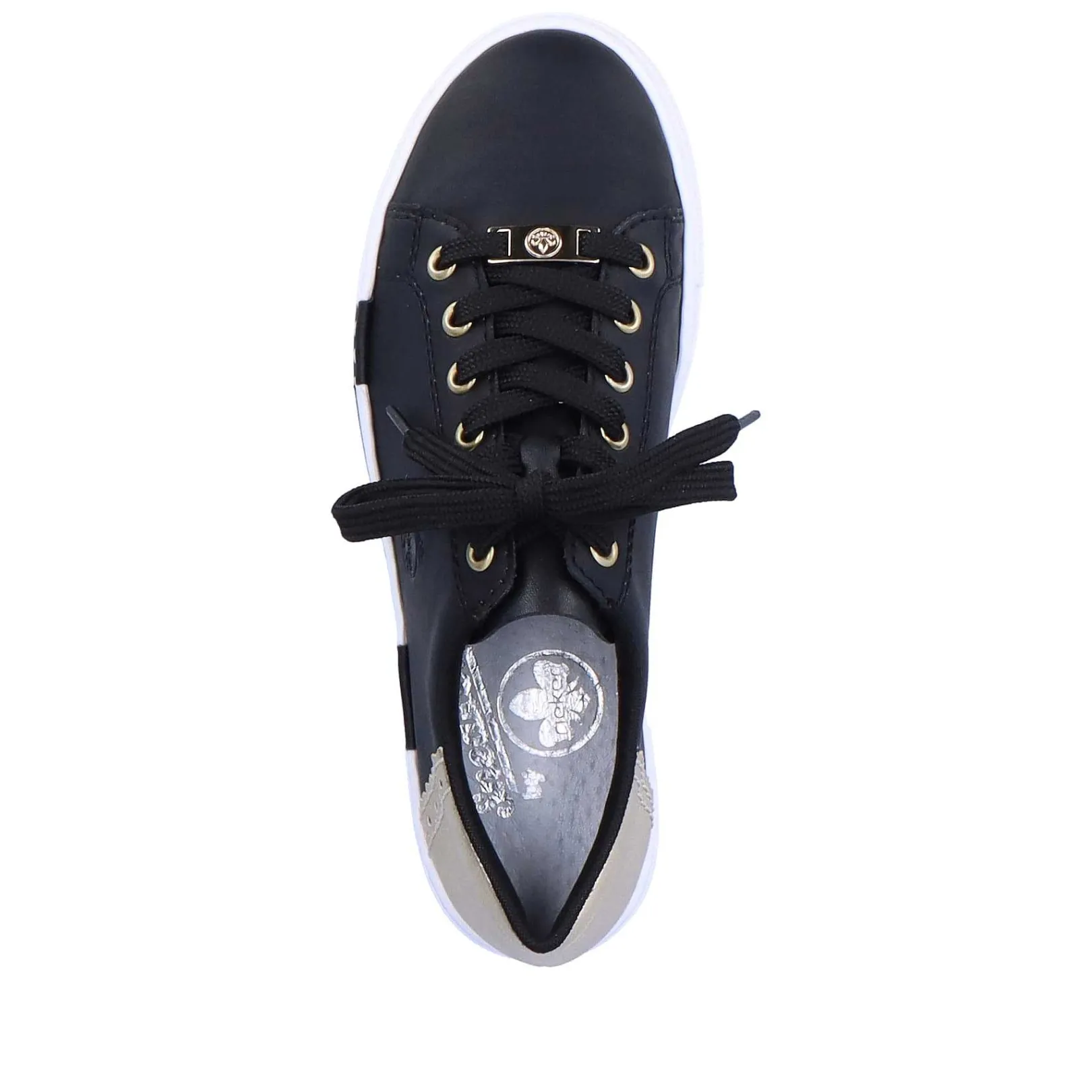 Hot Women'S Sneaker Low Graphite Black Ladies Sneakers