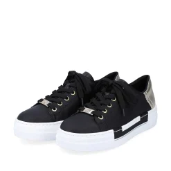 Hot Women'S Sneaker Low Graphite Black Ladies Sneakers