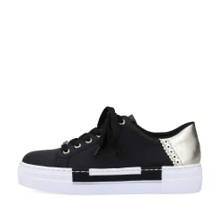 Hot Women'S Sneaker Low Graphite Black Ladies Sneakers