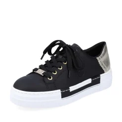 Hot Women'S Sneaker Low Graphite Black Ladies Sneakers