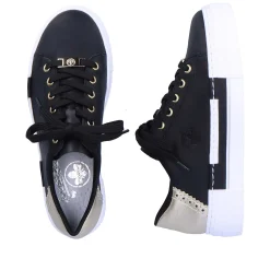 Hot Women'S Sneaker Low Graphite Black Ladies Sneakers