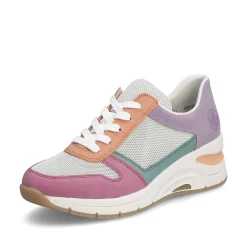 Best Women'S Sneaker Low Beige-Multicolored Ladies Colorful Styles