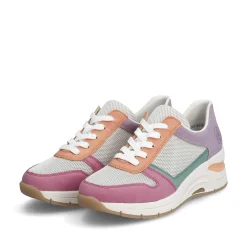 Best Women'S Sneaker Low Beige-Multicolored Ladies Colorful Styles