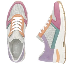 Best Women'S Sneaker Low Beige-Multicolored Ladies Colorful Styles